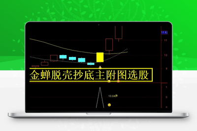 【金蝉脱壳抄底】右侧抄底思路，成功率91%，主图/副图/选股指标 手机电脑通用，无未来函数！【众筹指标系列】股票赢家公式网-提供金钻指标以及精品亲测实战指标公式，汇集各大股市名师高手教程、股市战法交流等.....股票赢家公式网